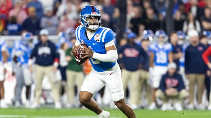 Trinidad Chambliss has seen his odds improve to be the No. 1 overall pick in the 2026 NFL Draft.