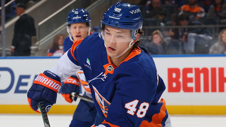 The New York Islanders could have their next Calder Trophy winner in Matthew Schaefer this season. The New York Islanders could have their next Calder Trophy winner in Matthew Schaefer this season.