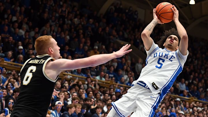 Duke basketball guard Tyrese Proctor Duke basketball guard Tyrese Proctor