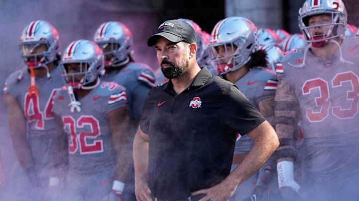 Ohio State head coach Ryan Day and the Buckeyes visit the Oregon Ducks this weekend.