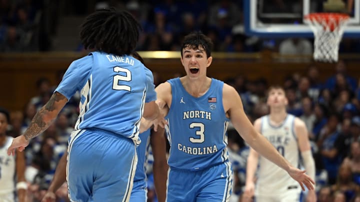 UNC basketball guard Elliot Cadeau UNC basketball guard Elliot Cadeau