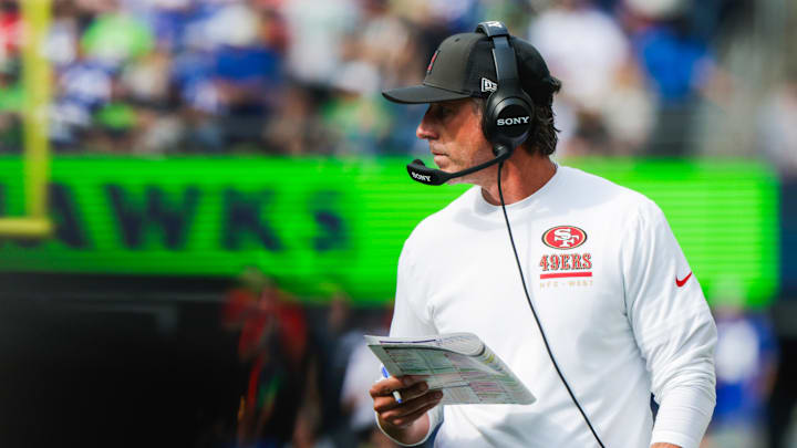 San Francisco 49ers head coach Kyle Shanahan.