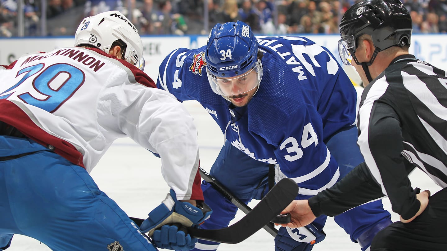 Colorado Avalanche look to sweep season series against Toronto Maple Leafs in playoff test