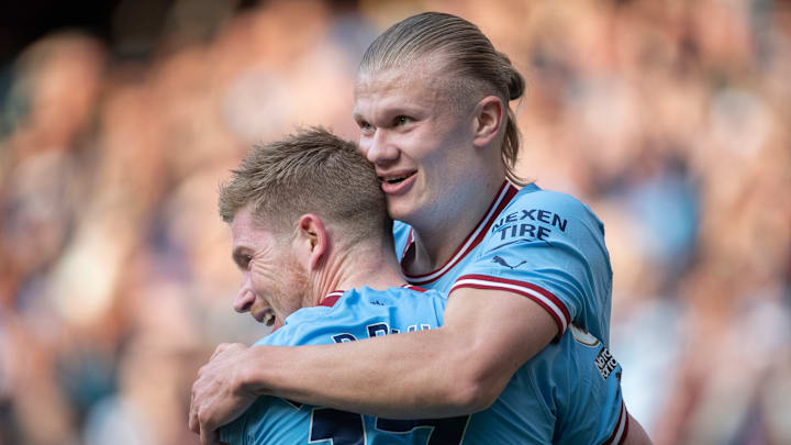 Kevin De Bruyne (left) and Erling Haaland have quickly emerged as a deadly Premier League duo for Manchester City Kevin De Bruyne (left) and Erling Haaland have quickly emerged as a deadly Premier League duo for Manchester City