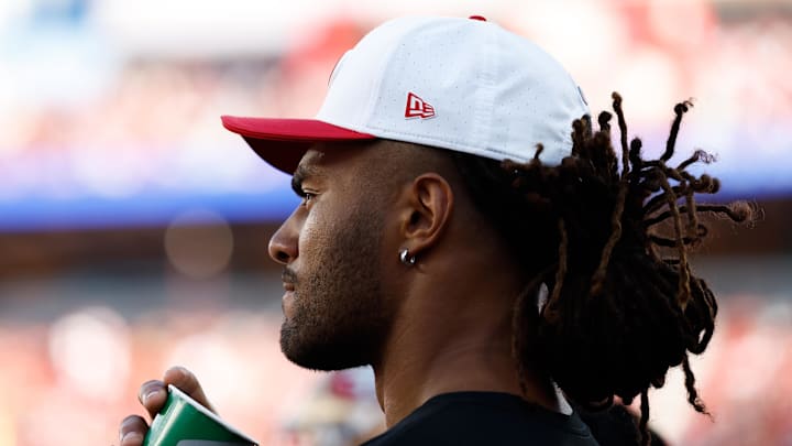 San Francisco 49ers linebacker Fred Warner (54). San Francisco 49ers linebacker Fred Warner (54).