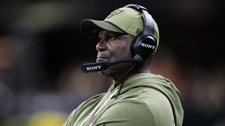 Todd Bowles. Tampa Bay Buccaneers v New England Patriots 