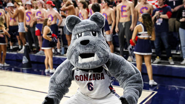 Gonzaga Bulldogs mascot Spike.
