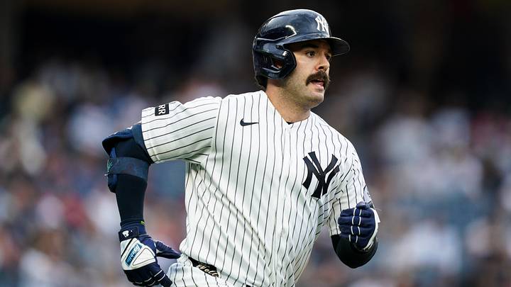 New York Yankees catcher Austin Wells. New York Yankees catcher Austin Wells.