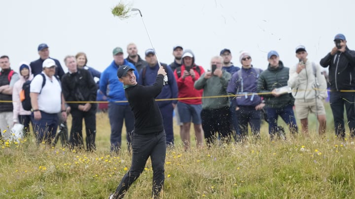 Rory McIlroy was among the pre-tournament favorites who struggled in Round 1 at Royal Troon. Rory McIlroy was among the pre-tournament favorites who struggled in Round 1 at Royal Troon.