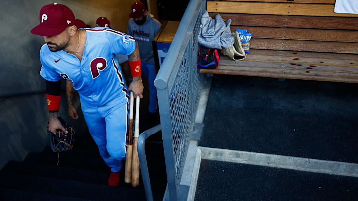 Division Series - Philadelphia Phillies v Los Angeles Dodgers - Game Three Division Series - Philadelphia Phillies v Los Angeles Dodgers - Game Three