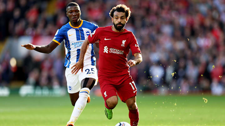 Mohamed Salah (r.) konnte in diesem Spiel den Gegner kaum in Bedrängnis bringen