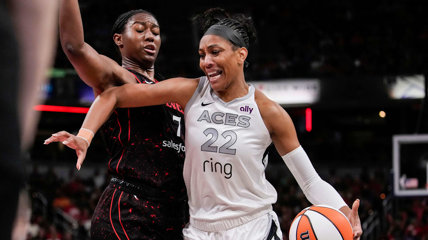 A'ja Wilson Shoves WNBA All-Star to Ground in Physical Aces vs Lynx Exchange thumbnail