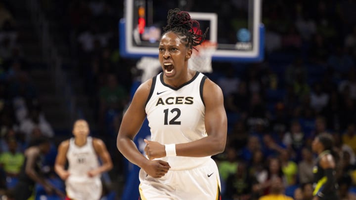 Las Vegas Aces guard Chelsea Gray.
