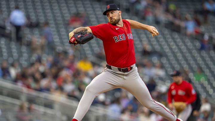 Apr 13, 2026; Minneapolis, Minnesota, USA; Boston Red Sox starting pitcher Garrett Crochet (35) delivers a pitch against the Minnesota Twins in the first inning at Target Field. Mandatory Credit: Jesse Johnson-Imagn Images Apr 13, 2026; Minneapolis, Minnesota, USA; Boston Red Sox starting pitcher Garrett Crochet (35) delivers a pitch against the Minnesota Twins in the first inning at Target Field. Mandatory Credit: Jesse Johnson-Imagn Images