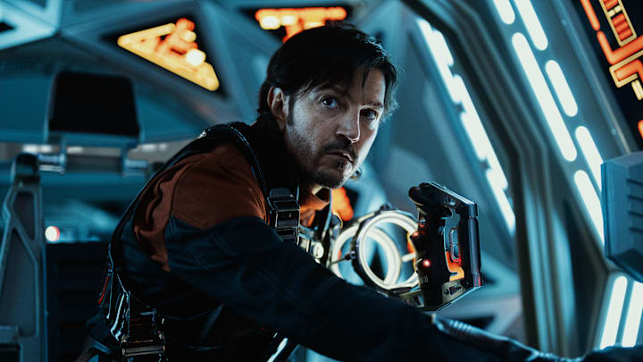 Andor (Diego Luna) in Lucasfilm's ANDOR Season 2, exclusively on Disney+. ©2024 Lucasfilm Ltd. & TM. All Rights Reserved.