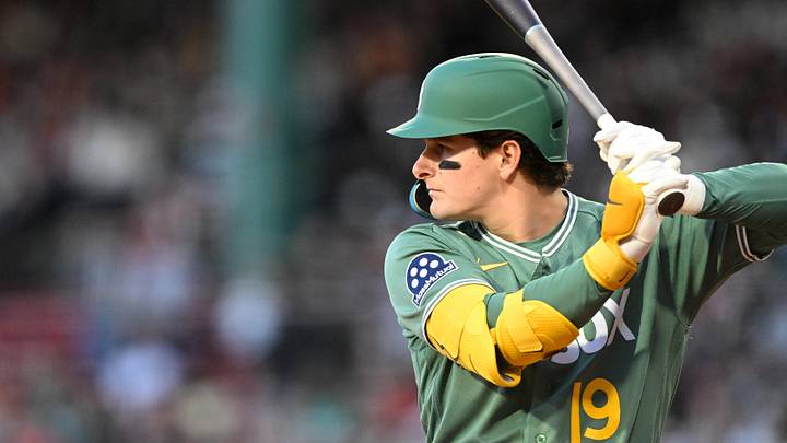 May 1, 2026; Boston, Massachusetts, USA; Boston Red Sox left fielder Roman Anthony (19) bats against the Houston Astros during the first inning at Fenway Park. Mandatory Credit: Brian Fluharty-Imagn Images May 1, 2026; Boston, Massachusetts, USA; Boston Red Sox left fielder Roman Anthony (19) bats against the Houston Astros during the first inning at Fenway Park. Mandatory Credit: Brian Fluharty-Imagn Images