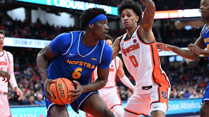 Former Hofstra Pride forward Victory Onuetu. 