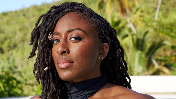 Nneka Ogwumike was photographed by Laretta Houston in St. Thomas. Swimsuit by Pursuit the Label. Nneka Ogwumike was photographed by Laretta Houston in St. Thomas. Swimsuit by Pursuit the Label.