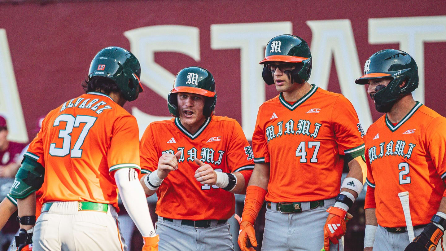 Miami Blows Another Five-Run Lead, Gifiting No. 11 Florida State Game One in Extras