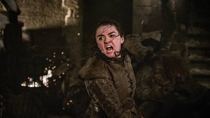 Maisie Williams as Arya Stark in Game of Thrones