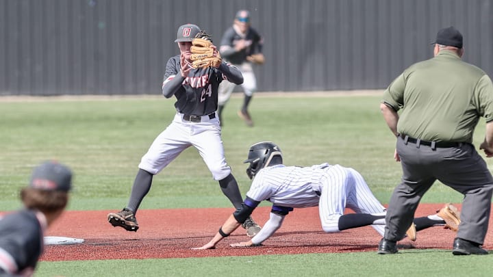Keagan Kelly is one of three lineup fixtures who have been part of the past three IHSAA baseball championships at Owyhee.