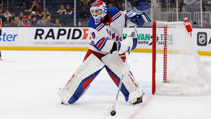 New York Rangers v Boston Bruins, Louis Domingue