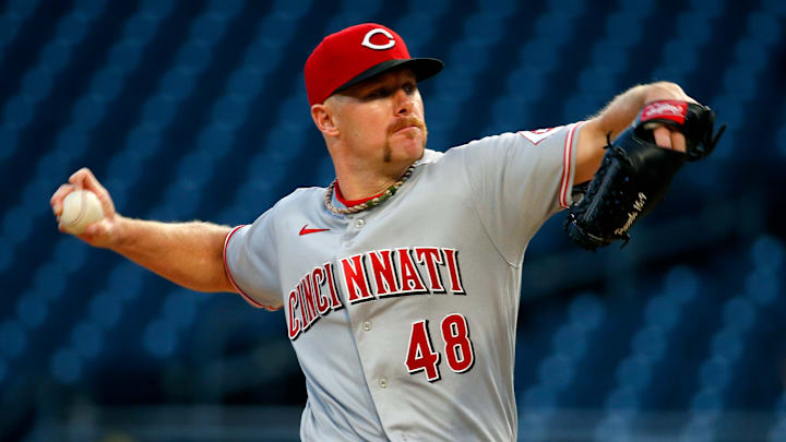 Cincinnati Reds pitcher Chase Anderson.