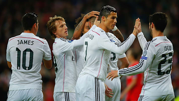 Cristiano Ronaldo, Isco, Karim Benzema