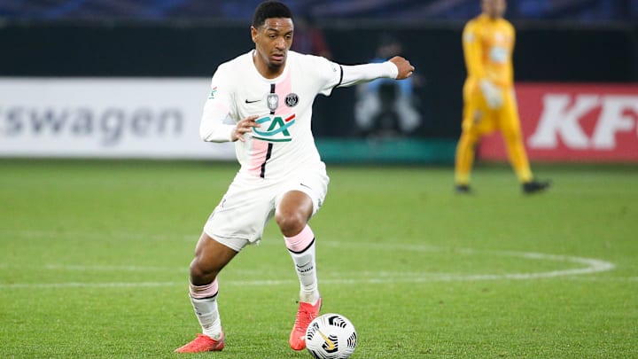 Abdou Diallo bei einem seiner wenigen Einsätze für PSG.