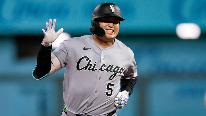 Sep 22, 2026; Kansas City, Missouri, USA; Chicago White Sox first baseman Munetaka Murakami (5) rounds the bases after hitting a home run during the sixth inning against the Kansas City Royals at Kauffman Stadium. Mandatory Credit: William Purnell-Imagn Images Sep 22, 2026; Kansas City, Missouri, USA; Chicago White Sox first baseman Munetaka Murakami (5) rounds the bases after hitting a home run during the sixth inning against the Kansas City Royals at Kauffman Stadium. Mandatory Credit: William Purnell-Imagn Images