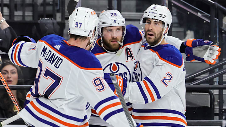 Edmonton Oilers v Vegas Golden Knights - Game One