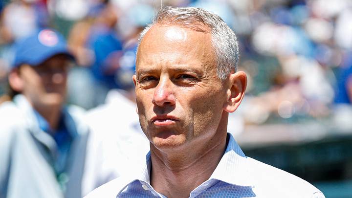 Jul 18, 2025; Chicago, Illinois, USA; Chicago Cubs President of Baseball Operations Jed Hoyer walks on the sidelines before a baseball game between the Chicago Cubs and Boston Red Sox at Wrigley Field. Mandatory Credit: Kamil Krzaczynski-Imagn Images Jul 18, 2025; Chicago, Illinois, USA; Chicago Cubs President of Baseball Operations Jed Hoyer walks on the sidelines before a baseball game between the Chicago Cubs and Boston Red Sox at Wrigley Field. Mandatory Credit: Kamil Krzaczynski-Imagn Images