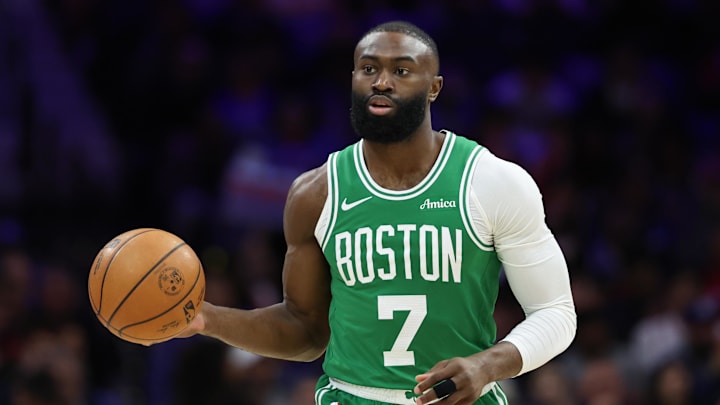 Jaylen Brown had a lot to say in his postgame press conference after the 76ers stunningly knocked out the Celtics in the first round of the NBA playoffs.