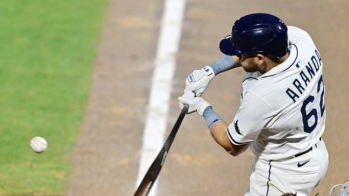 El mexicano de los Tampa Bay Rays, Jonathan Aranda, es uno de los mejores bateadores de todas las Grandes Ligas El mexicano de los Tampa Bay Rays, Jonathan Aranda, es uno de los mejores bateadores de todas las Grandes Ligas