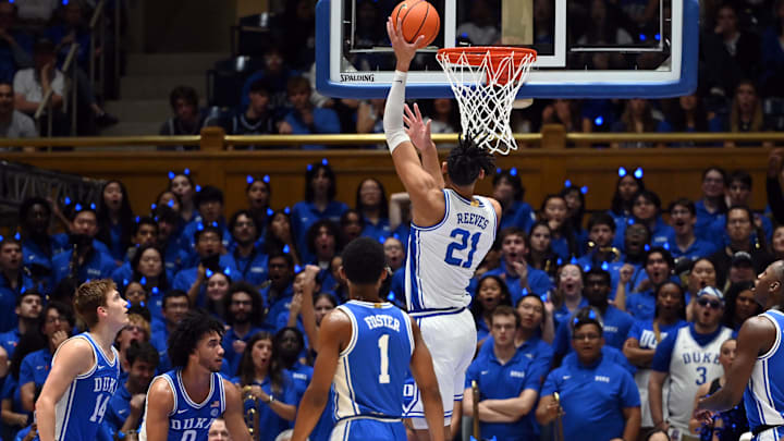 Duke basketball center Christian Reeves