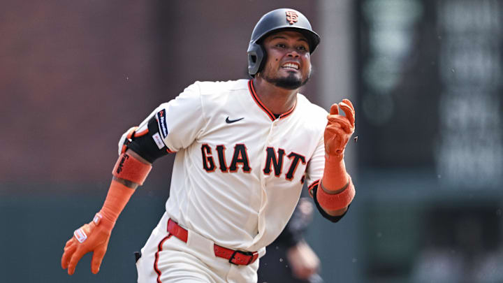 San Francisco Giants infielder Luis Arraez.