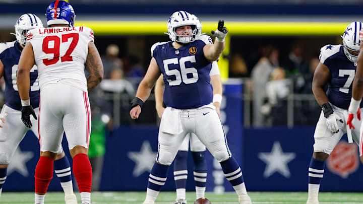 Dallas Cowboys center Cooper Beebe will be out for at least six weeks due to a high ankle sprain.