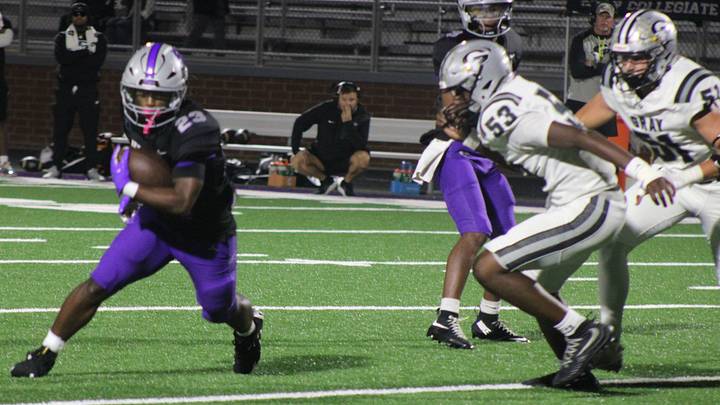 Gray Collegiate Academy running back Spencer Bobian. Gray Collegiate Academy running back Spencer Bobian.