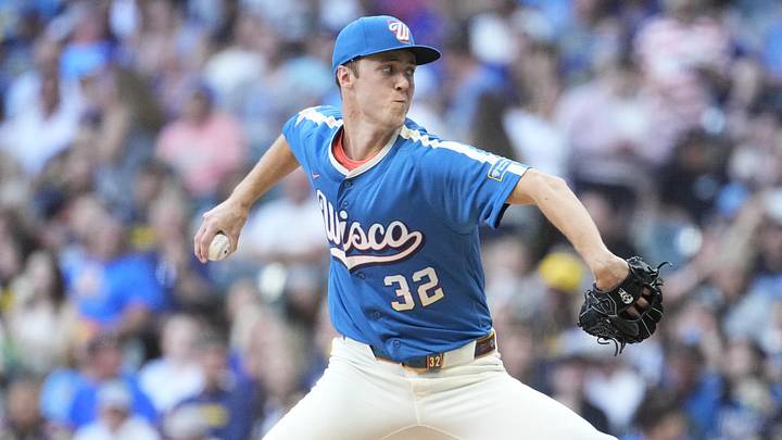 Milwaukee Brewers pitcher Jacob Misiorowski Milwaukee Brewers pitcher Jacob Misiorowski