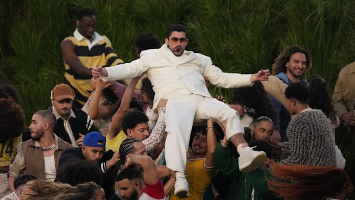 Bad Bunny performs at halftime in Super Bowl LX Bad Bunny performs at halftime in Super Bowl LX