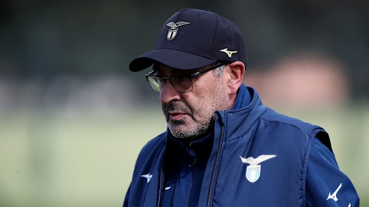 SS Lazio Training Session And Press Conference - UEFA Champions League 2023/24