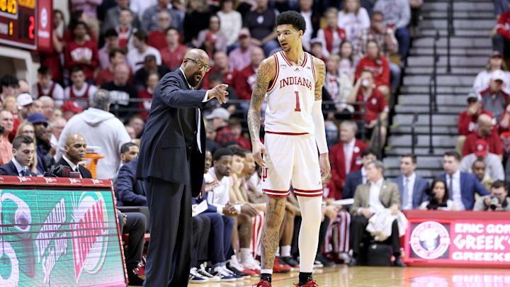 Mike Woodson and Kel'el Ware, Indiana Men's Basketball