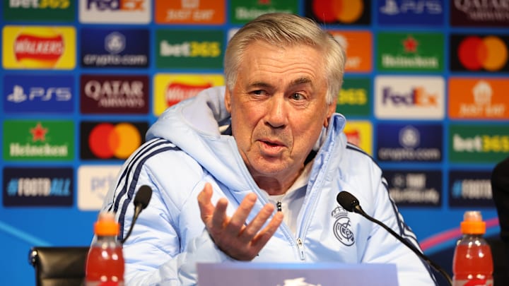 Real Madrid C.F. Training And Press Conference - UEFA Champions League 2024/25 League Knockout