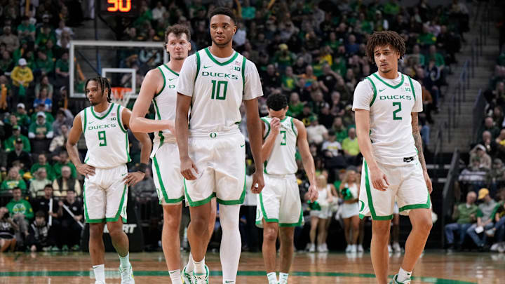 Kwame Evans Jr., Jackson Shelstad, Jadrian Tracey, Nate Bittle, Keeshawn Barthelemy
