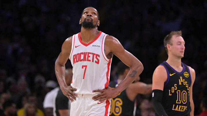 Kevin Durant’s return wasn’t enough to lift the Rockets’ offense to playoff-caliber levels. 