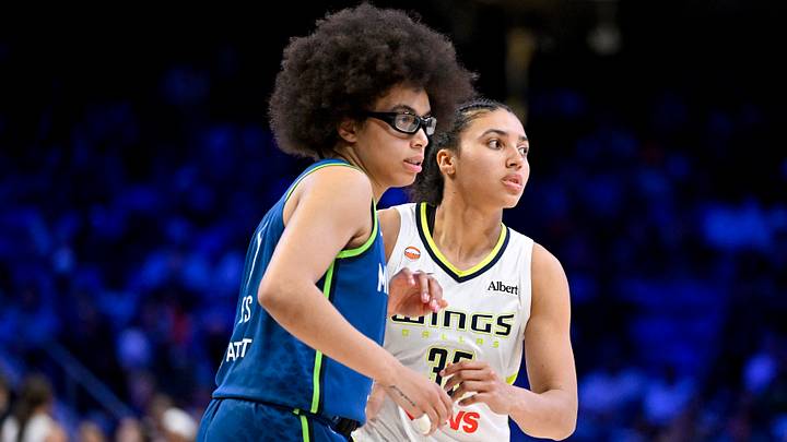 Azzi Fudd (right) was the No. 1 pick of the 2026 draft, but No. 2 pick Olivia Miles (left) has been the runaway Rookie of the Year. 