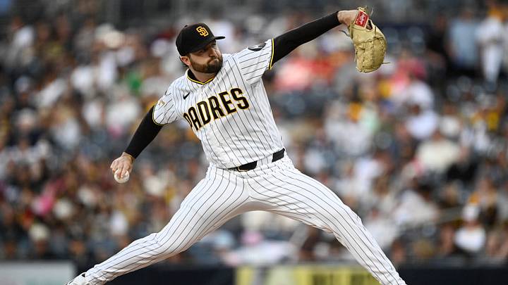 San Diego Padres pitcher Casey Mize. San Diego Padres pitcher Casey Mize.