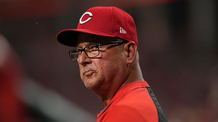 Cincinnati Reds manager Terry Francona Cincinnati Reds manager Terry Francona