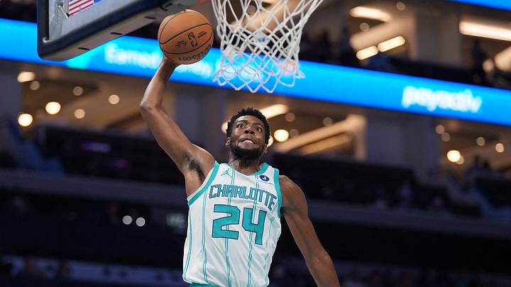 Oct 26, 2026; Charlotte, North Carolina, USA; Charlotte Hornets forward Brandon Miller (24) dunks against the Washington Wizards during the first half at the Spectrum Center. Mandatory Credit: Jim Dedmon-Imagn Images Oct 26, 2026; Charlotte, North Carolina, USA; Charlotte Hornets forward Brandon Miller (24) dunks against the Washington Wizards during the first half at the Spectrum Center. Mandatory Credit: Jim Dedmon-Imagn Images