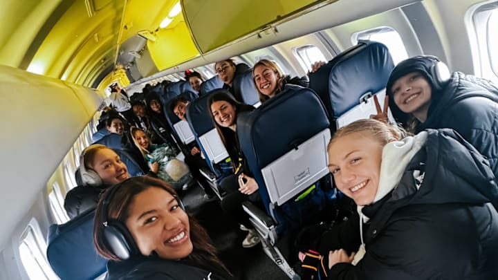 Iowa women's basketball departing for Minneapolis. Iowa women's basketball departing for Minneapolis.
